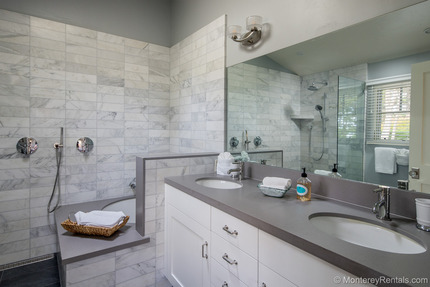 Master Bathroom - The Wheelhouse, Monterey Peninsula Country Club