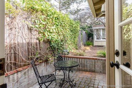 Master Bedroom Patio/deck - Thistle Cottage, Carmel By The Sea